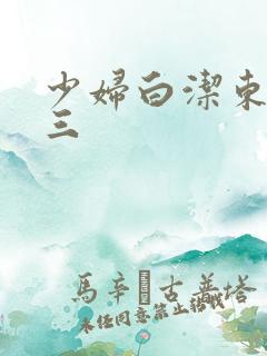 少妇白洁东子陈三