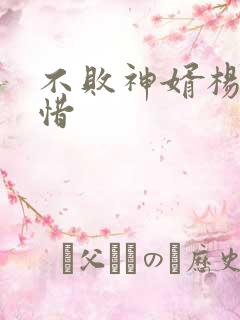 不败神婿杨辰秦惜