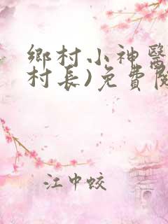 乡村小神医(小村长)免费阅读