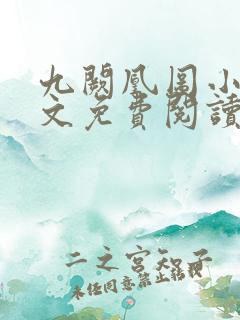 九阙凰图小说全文免费阅读