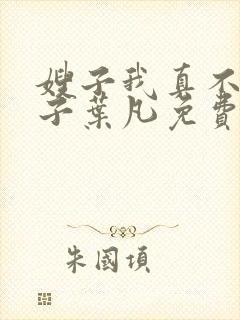 嫂子我真不是傻子叶凡免费