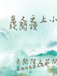 万人之上小说在线阅读