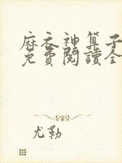 麻衣神算子小说免费阅读全文
