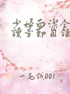 少妇白洁全文阅读章节目录