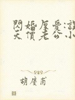 闪婚厚爱:误嫁天价老公小说