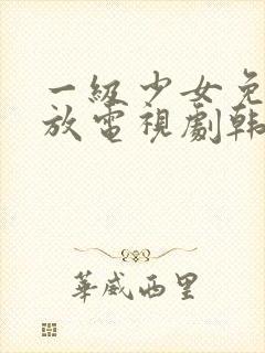 一级少女免费播放电视剧韩剧大全在