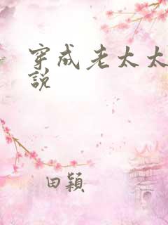穿成老太太的小说
