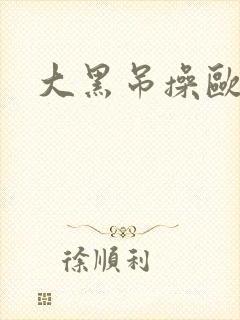 大黑吊操欧美