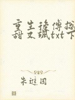 重生后傅总娇妻甜又飒txt下载