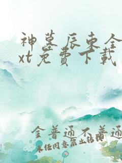 神墓辰东全本txt免费下载