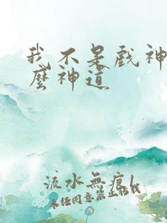 我不是戏神有什么神道