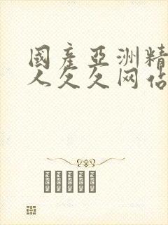 国产亚洲精品成人久久网站