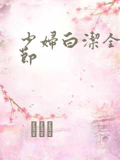 少妇白洁全部章节