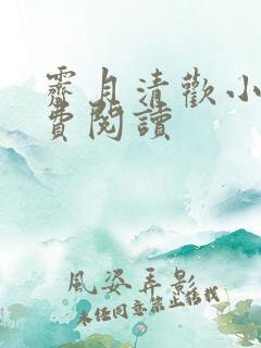 霁月清欢小说免费阅读