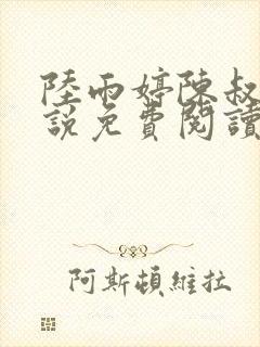 陆雨婷陈叔的小说免费阅读最新