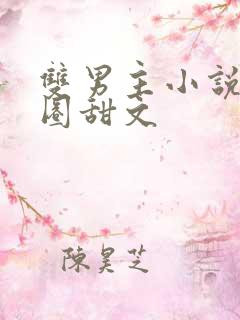 双男主小说娱乐圈甜文