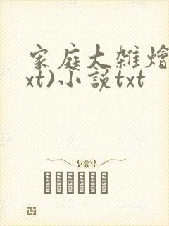 家庭大杂烩(txt)小说txt