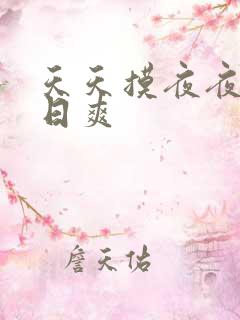 天天摸夜夜摸日日爽