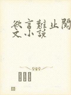 欲言难止阅读全文小说