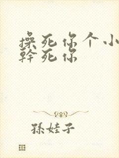 操死你个小骚货干死你