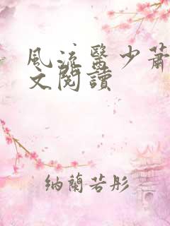 风流医少萧轩全文阅读