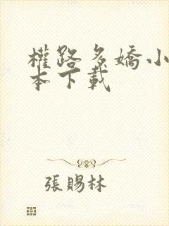 权路多娇小说全本下载