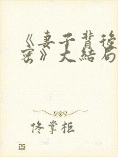 《妻子背后的秘密》大结局