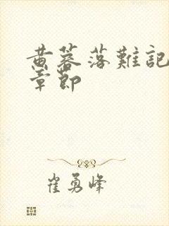 黄蓉落难记全部章节