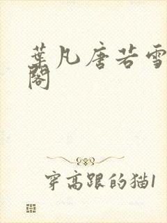 叶凡唐若雪笔趣阁