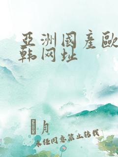 亚洲国产欧美日韩网址