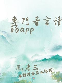专门看言情小说的app