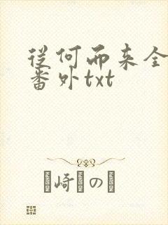 从何而来全文加番外txt