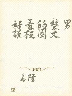 好看的双男主小说校园文