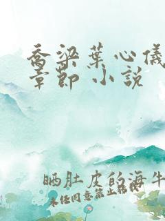乔梁叶心仪最新章节 小说