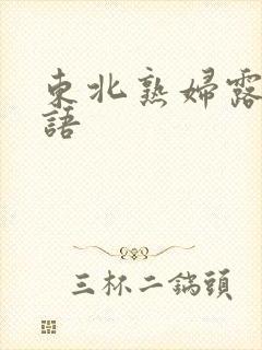 东北熟妇露脸国语