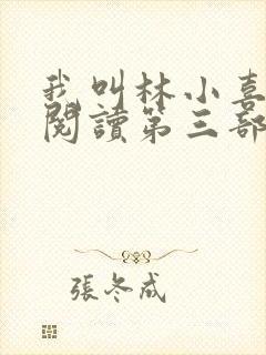 我叫林小喜全文阅读第三部