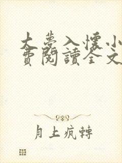 大梦入怀小说免费阅读全文