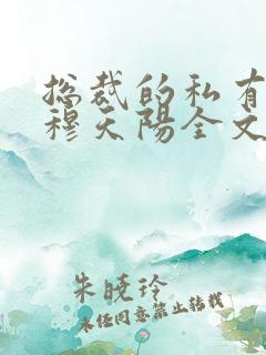 总裁的私有宝贝穆天阳全文阅读免费
