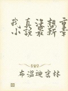 我真没想重生啊小说最新章节阅续