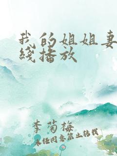 我的姐姐妻子在线播放