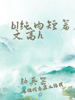 bl纯肉短篇腐文高h