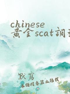 chinese黄金scat调教