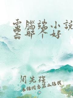 电脑端小说阅读器哪个好