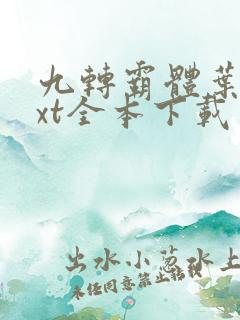 九转霸体叶洛txt全本下载