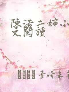 陈浩二婶小说全文阅读