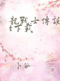 龙战士传说txt下载