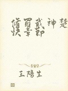 修罗武神楚枫更快章节