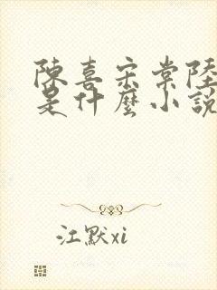陈喜宋棠陆时亦是什么小说