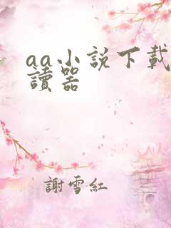 aa小说下载阅读器