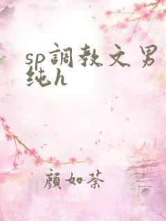 sp调教文男男纯h